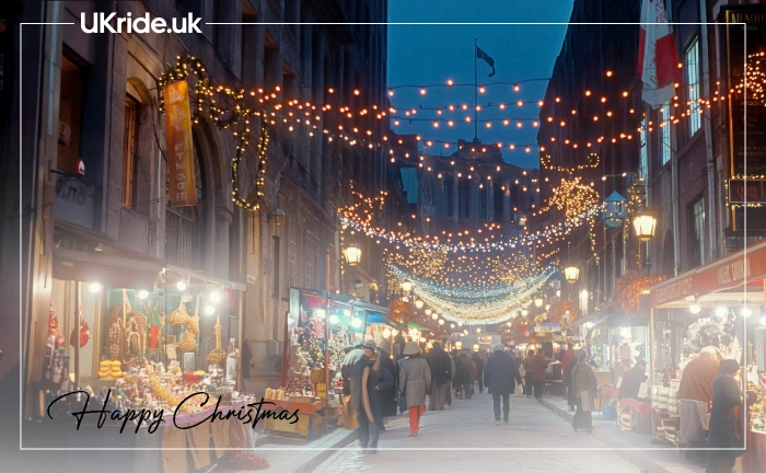 Covent Garden Christmas Decorations and Market